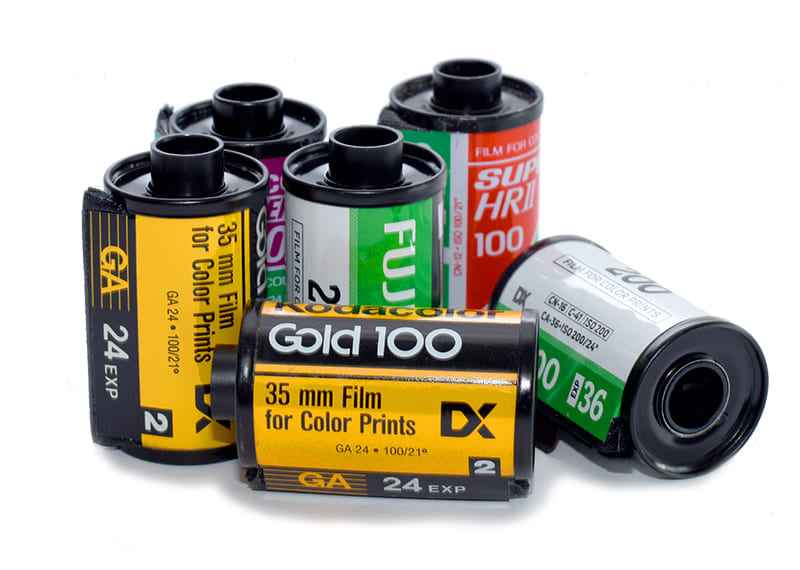 Send us your color print film for developing. 35mm C-41 rolls of color print film.