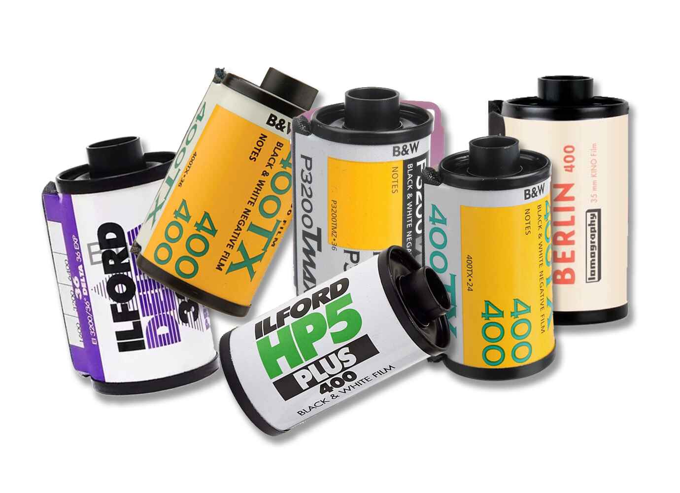 Professional quality black and white film processing. Black and white film developing.