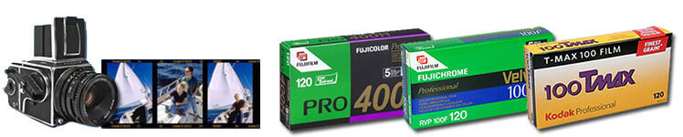 Pro quality 120, 220 and 4x5 film processing. Medium format 120 film developing.
